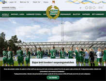 Tablet Screenshot of hammarbyfotboll.se